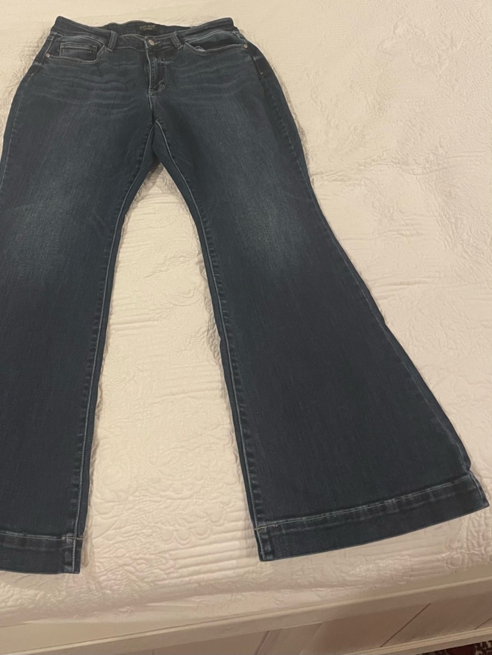 Judy Blue Classic Women's Dark Blue Flare Jeans Size 14